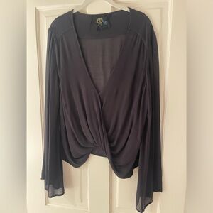 Planet Blue Top - Black